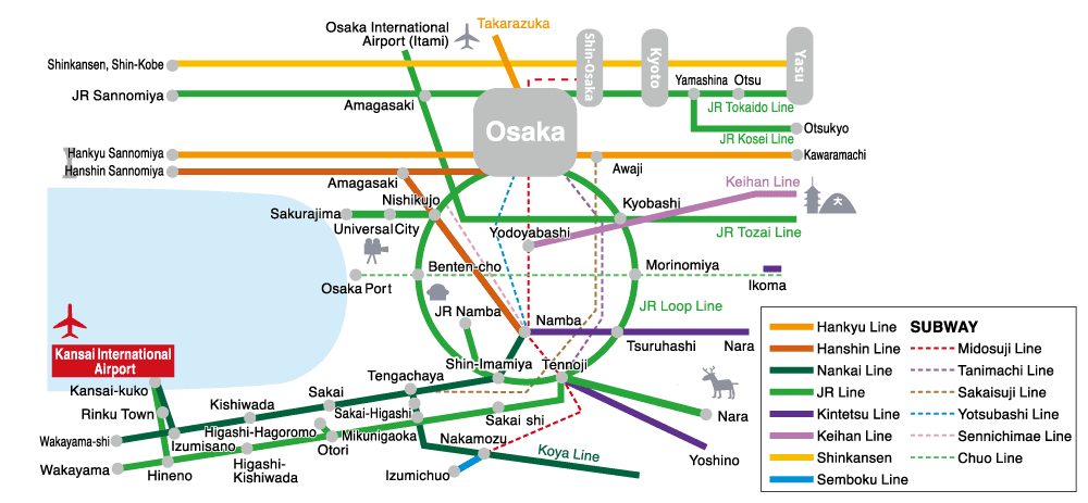 Sơ đồ tuyến đường tàu chạy